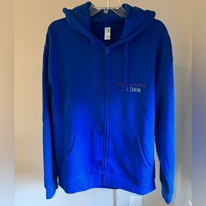 NWOT JHK - men’s blue zipper sweatshirt (XL)